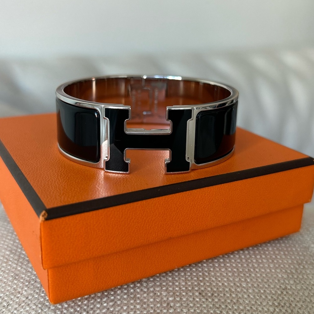 HERMES CLIC CLAC H WIDE BRACELET